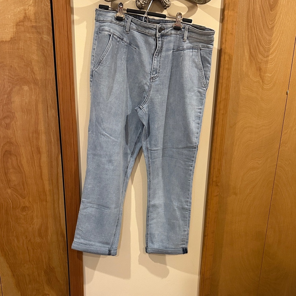 Rachel Sky Blue Wide Leg Jeans